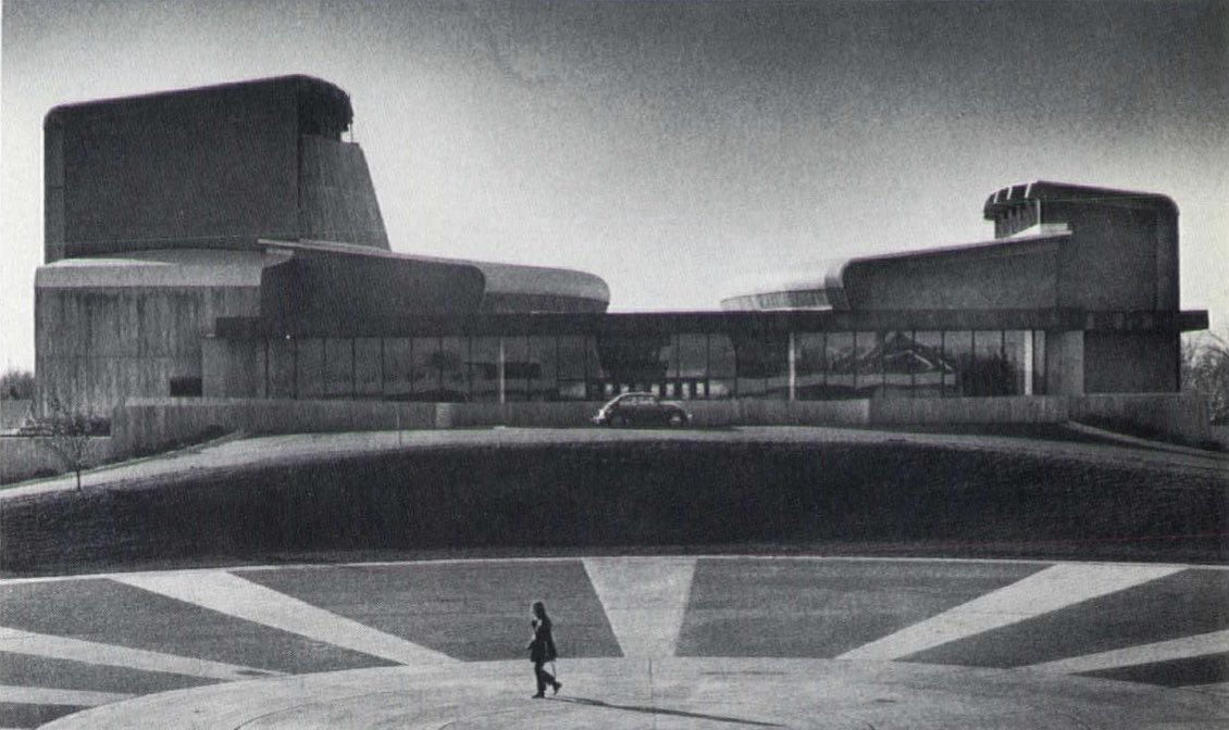JoshLipnik's tweet photo. The brutalist Fine Arts Complex (1966-71) at University of Wisconsin Stevens Point designed by architect William P. Wenzler

Vintage photos by Donald Nusbaum https://t.co/ahudni9XFC