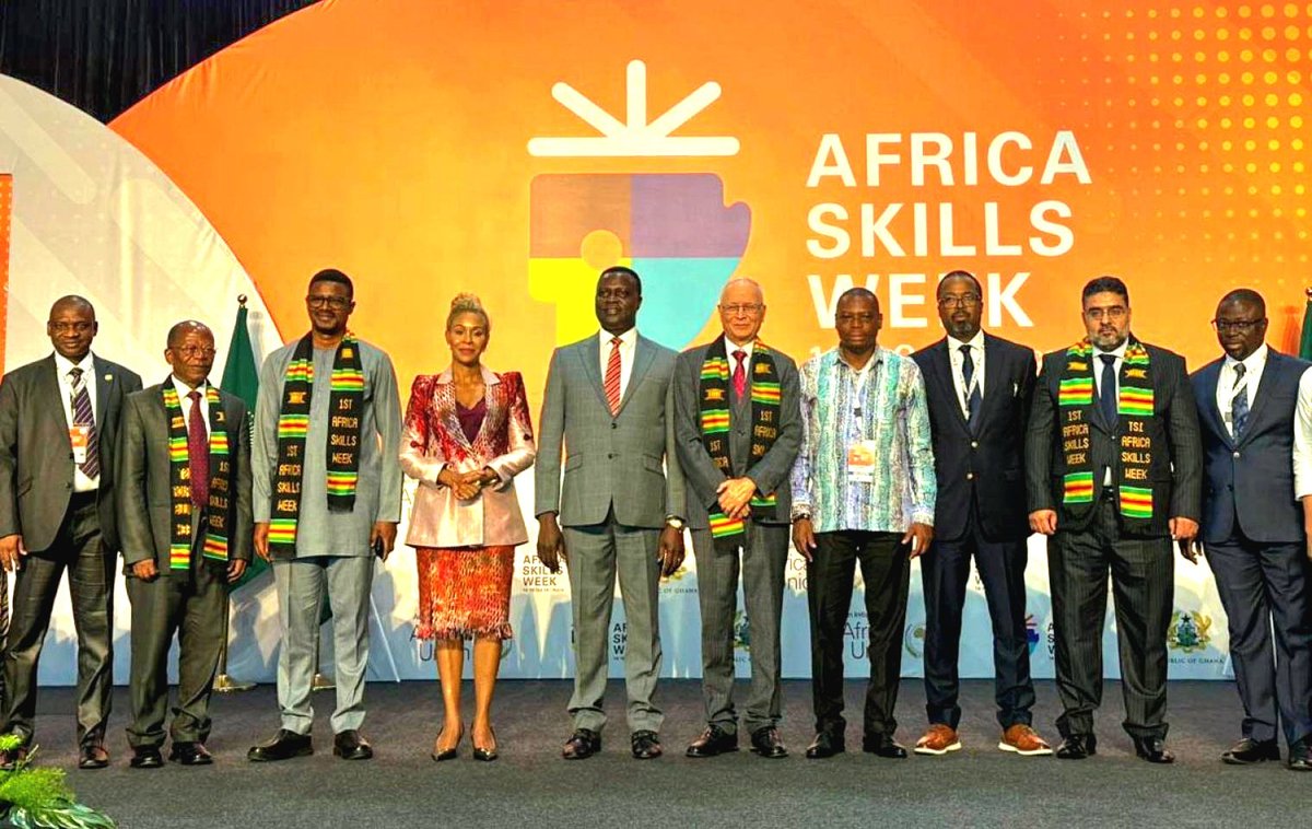 AUYouthProgram's tweet photo. Day 2 of #ASW2026 drove home the shift from continental strategies to national implementation &amp; industrial value creation! 
📈 @ZBCNewsonline captured our vibrant panel discussions on tech, AI &amp; industry partnerships. 

Today: The Youth Summit!⏳️

#AfricaSkills https://t.co/5qdglDQU14