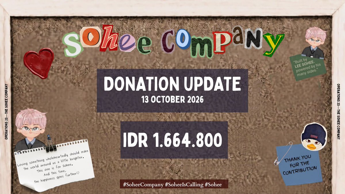 soheecompany's tweet photo. Our charity project is still going! Every little bit counts, and even sharing this project helps us reach more people

Let’s make this birthday celebration a little brighter, together♡ 

🔗 https://t.co/BrH7cQzvwz

#SoheeCompany #SoheeIsCalling #소희 #ソヒ https://t.co/jMtcizrvA1