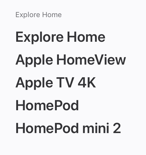 jnlcgrmn's tweet photo. some odd/inconsistent branding choices here...
1) "Apple" prefix for HomeView but not for HomePod
2) generation number for HomePod mini 2 but not for HomePod (2nd gen) or Apple TV 4K (4th gen)
but this is ironically very Apple-like and reminiscent of their iPad naming choices https://t.co/RtWln4xQxT