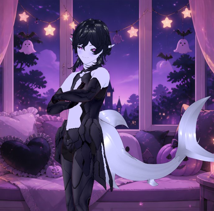 rintherogue's tweet photo. @Starlight_Rose_ How about a femboy shark elf? :3 https://t.co/WZGr2yT7LR