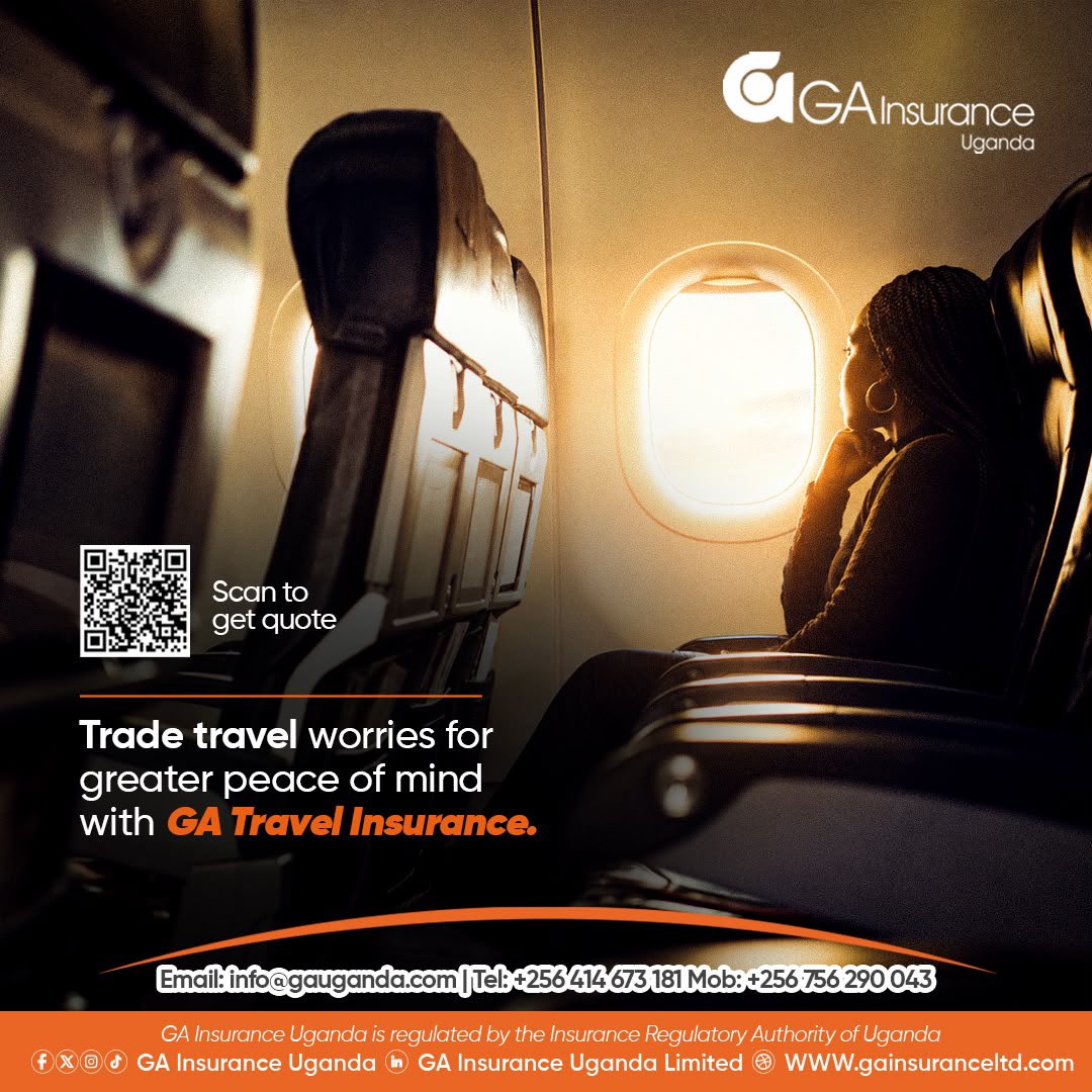 ga_uganda's tweet photo. Your next destination deserves more excitement &amp; fewer worries! Travel confidently with GA Travel Insurance &amp; enjoy greater peace of mind wherever your journey takes you.

Visit us on ground floor Kingdom Kampala building for help. 

#RestAssured https://t.co/ZbdUoyby2m