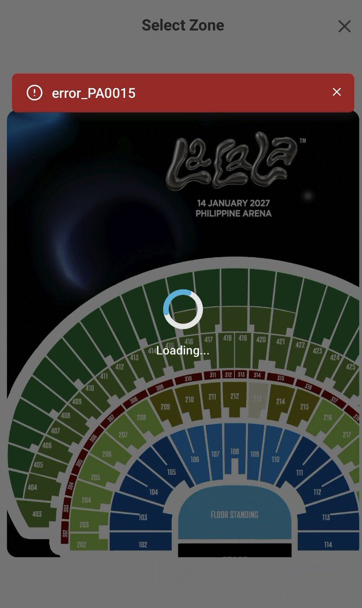 forGAM3B01SVT's tweet photo. how come that my promo code is fully redeemed when i havent purchased a single ticket yet? i didn’t give my code to anyone as me and my friends got our own codes +++ what is error_PA0015 when selecting an AVAILABLE section? @Ticketmelon @WilbrosLive https://t.co/9351qK9CvR