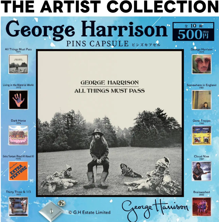 HMV_Japan's tweet photo. ＼ #GeorgeHarrison 順次販売決定 ／
カプセルトイ #ジョージハリソン 「THE ARTIST COLLECTION」企画‼️
全国の #ガチャガチャの森  #Pon！ にて10/16(金)より順次販売開始🎉

👇販売店など詳細はこちら(プレスリリース)
https://t.co/d2ML8Dx08O
 
※一部の店舗では販売が遅れる場合がございます。 https://t.co/oZmc7bcla8