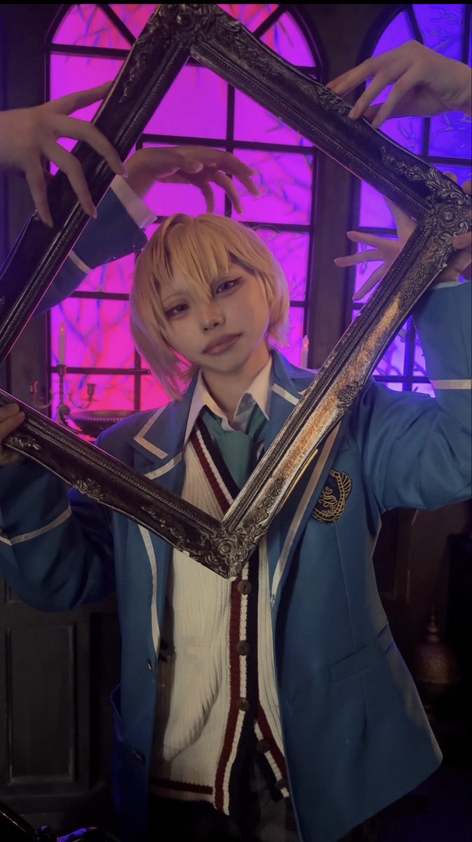 chaba_ry's tweet photo. ⚠️cos/enst!! 

─  時の糸で飾られた
                  人形の住処は ──

綺麗な✋達➞@nl0xd_cos 
                        @jun_chan280 

 #ハコアム大阪オフ会 
 #あんさんぶるなアイドルオンリー https://t.co/B86nlstovJ