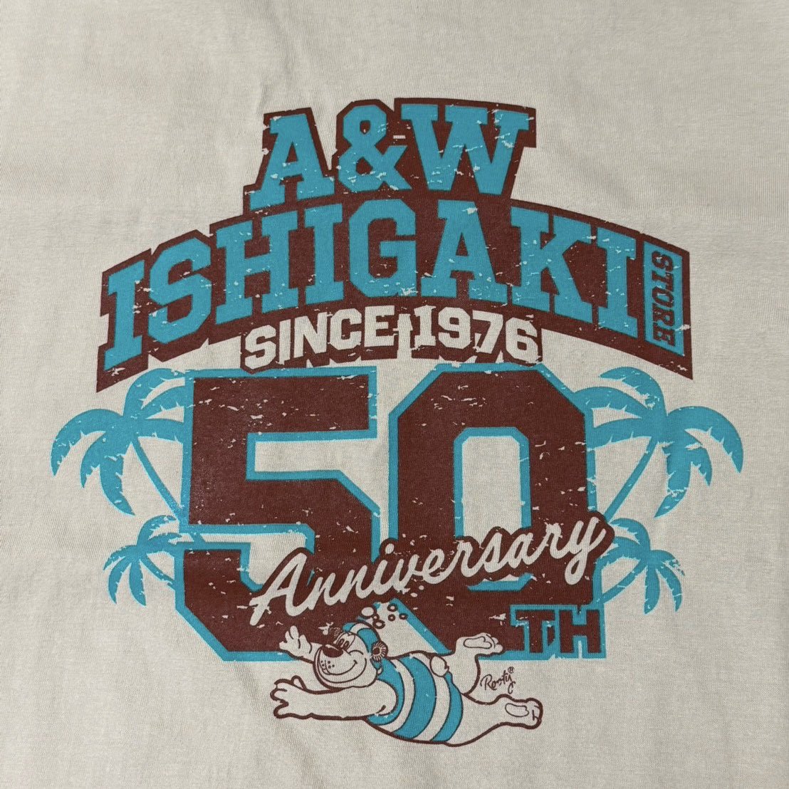 AW_Okinawa's tweet photo. 名護店・石垣店の50周年を記念して、
限定Tシャツが好評発売中！👕

ぜひ名護店・石垣店でゲットしてください🐻

※名護店Tシャツは名護店でのみ、
石垣店Tシャツは石垣店でのみ販売です。
※各種数量限定となります。 https://t.co/M19RRDk2pU