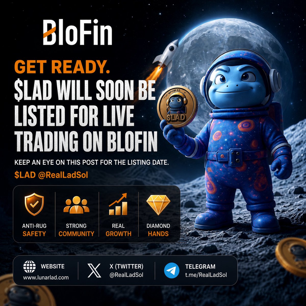 RealLadSol's tweet photo. Stop funding the next rug. 🚫💸

Every time you buy those heavily shilled memes on X, you’re just paying a team to launch another one and do it again. 🎰

Most never make it to a real CEX because they aren’t built to last.  
solana:5Kc2PwwPkyvRXC8wHgkVfKwxrMGktRuDpwTgAy1bpump already did:

✅ Poloniex  
✅ BiFinance  
✅ Azbit  
🚀 BloFin next

Dev is still here. No disappearing act. 👨‍💻🛡️

New forum: https://t.co/4qWz5WCnhr  
TG: https://t.co/9NTaZSGfPe  

CA: 5Kc2PwwPkyvRXC8wHgkVfKwxrMGktRuDpwTgAy1bpump  

Eyes on this post. 👀🔔  
NFA. DYOR.