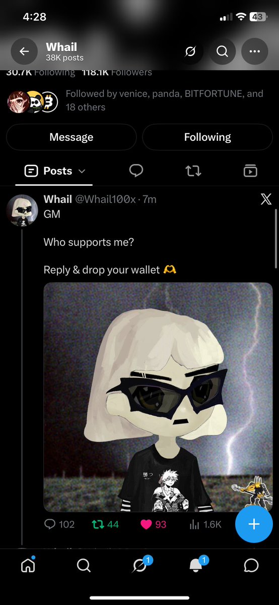 jmmmvpy0's tweet photo. @Lyxxprime @Whail100x WIN

6Nfd5mXvbAE5EeX98xVZhRcGUbidnSdekzKPcvrTQxSk https://t.co/KjeIEtN7yL