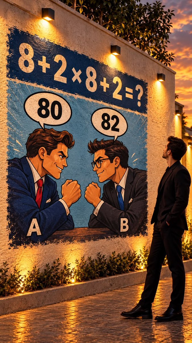 itxMaggei's tweet photo. Only 1% can solve this without a calculator! 👀

Think carefully before answering. 🎯
Drop your answer in the comments. 💬
Let’s see who’s really good at maths! 💯 https://t.co/PgYJXnSSyS
