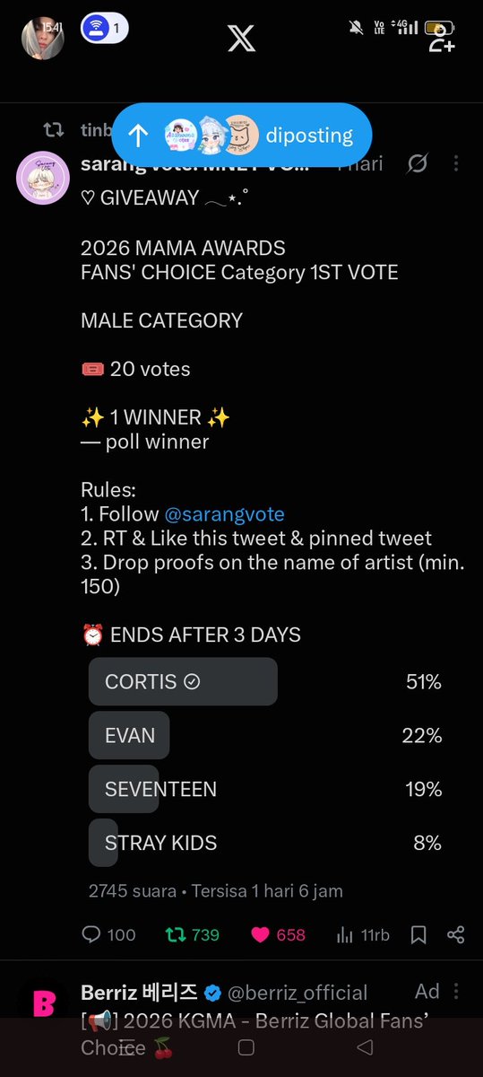 alessyaarxnx's tweet photo. @sarangvote for #CORIS https://t.co/kgawuShUZx