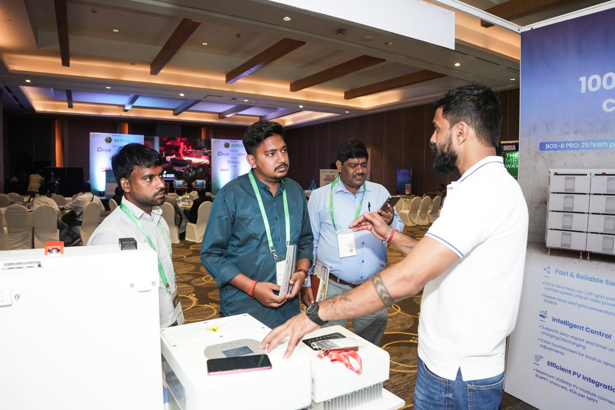 Deye_Inverter__'s tweet photo. Wrap-up: RE Buyer Seller Event-Lucknow, hosted by Mercom.
Great conversations with renewable energy stakeholders, exploring solar &amp; storage business opportunities across India.
#Deye #DeyeNewEnergy #DeyeIndia #DeyeESS #RenewableEnergy #IndiaSolar https://t.co/VgluVwb4Rw