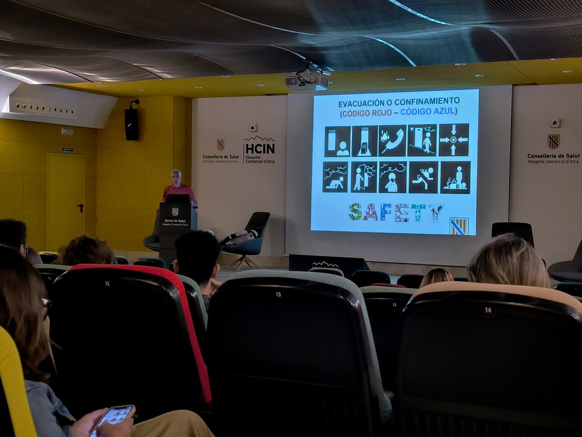 HospitaldeInca's tweet photo. 🏥 Avui, nova Sessió General a l'HCIN

"Implantació del Pla d'Autoprotecció al HCIN"

🦺 A càrrec de Víctor Fernández Jaraiz,
cap de servei de Seguretat dels Professionals

@SalutGOIB @IBSalut_ @javiurenam @FerrerXisco https://t.co/HIg3VMlwxX