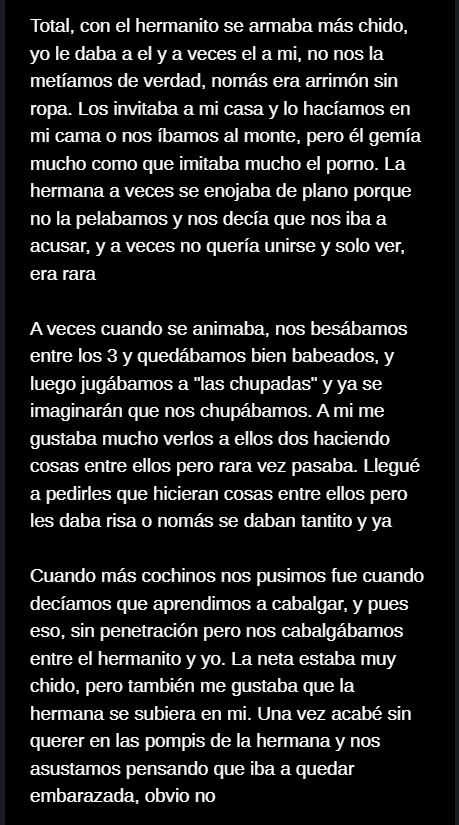 RelatosLATAM's tweet photo. Cogía con los dos hermanitos 
Confesión anónima

#incesto #gay #relatos #confesiones #hot https://t.co/Pgco7WIedt