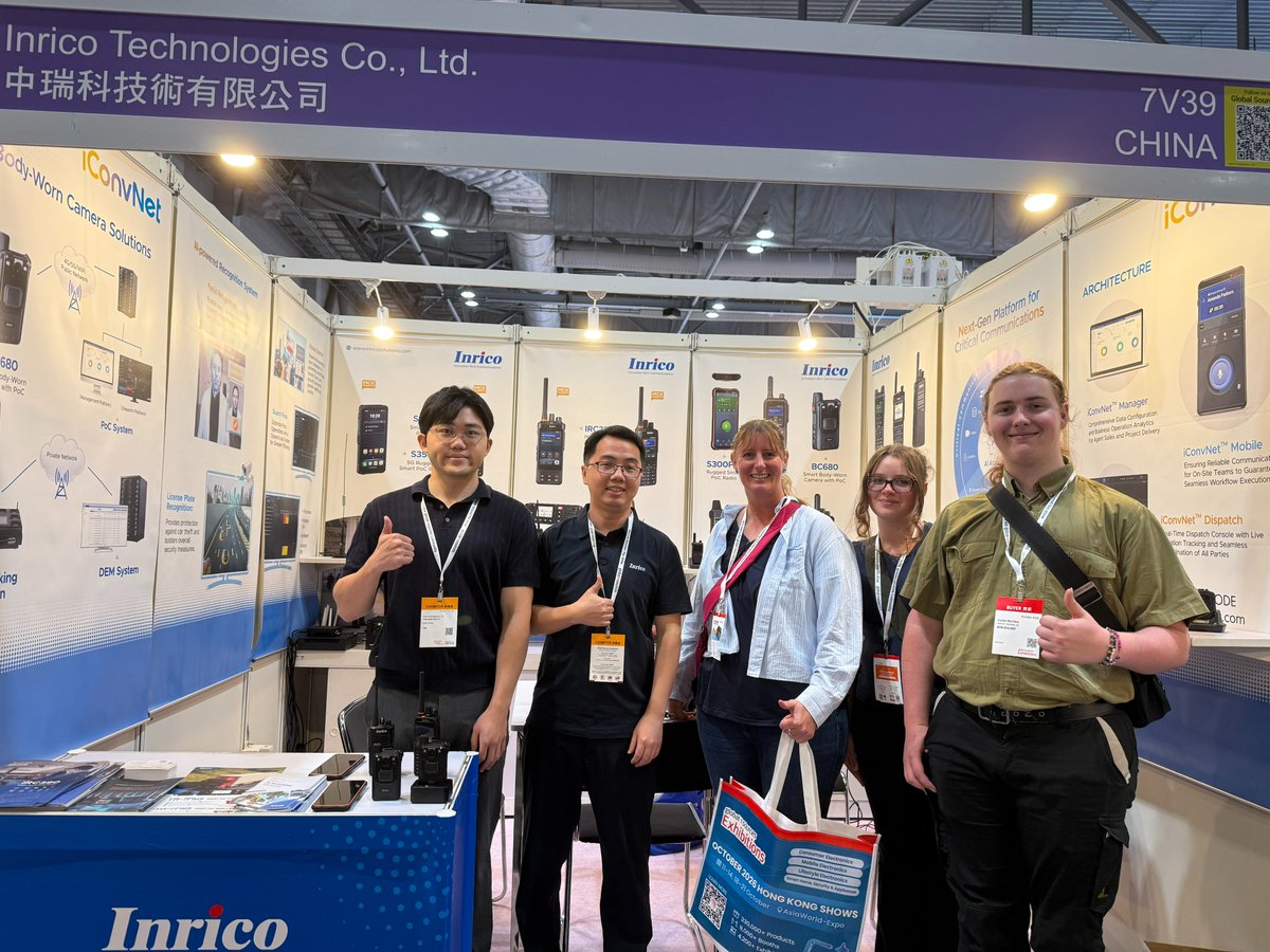 InricoSolutions's tweet photo. #GlobalSourcesConsumerElectronics 2026 has come to a close. Thanks to everyone who connected with Inrico and shared their perspectives on communication.

Next stop: #PMRExpo 2026!

📅 Nov 24–26 | ��� Stand B-019, Cologne
🌐 https://t.co/nFGGQGvfvv

#Inrico #CriticalCommunications https://t.co/IXlQVQleSi