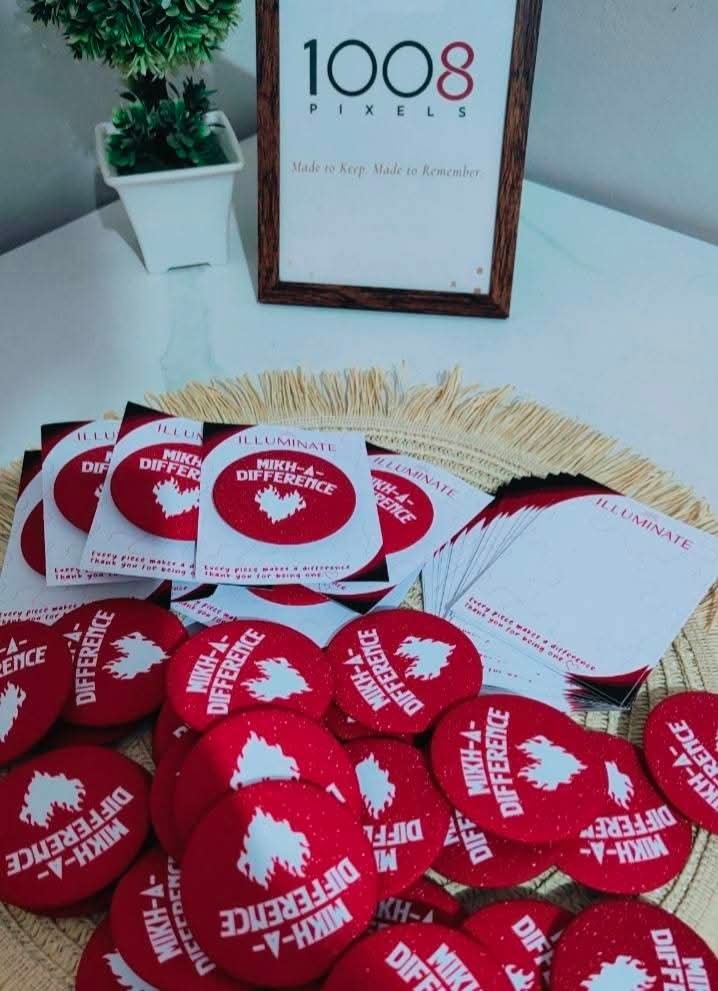 1008pixels's tweet photo. One of our first big projects and one to remember ♥️🤍

400 button pins made for ILLUMINATE: A Community Mental Wellness Initiative by 
@BiniMikhaOFC

Grateful that 1008 PIXELS got to create a small part of something so meaningful.

#1008Pixels #TenOhEightPixels #Illuminate2026 #buttonpins