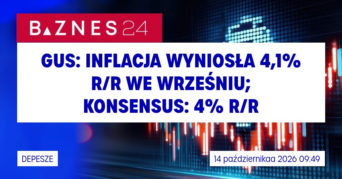 biznes24pl's tweet photo. GUS: Inflacja wyniosła 4,1% r/r we wrześniu; konsensus: 4% r/r dlvr.​it/TVvgRw https://t.co/I698ssGtrz
