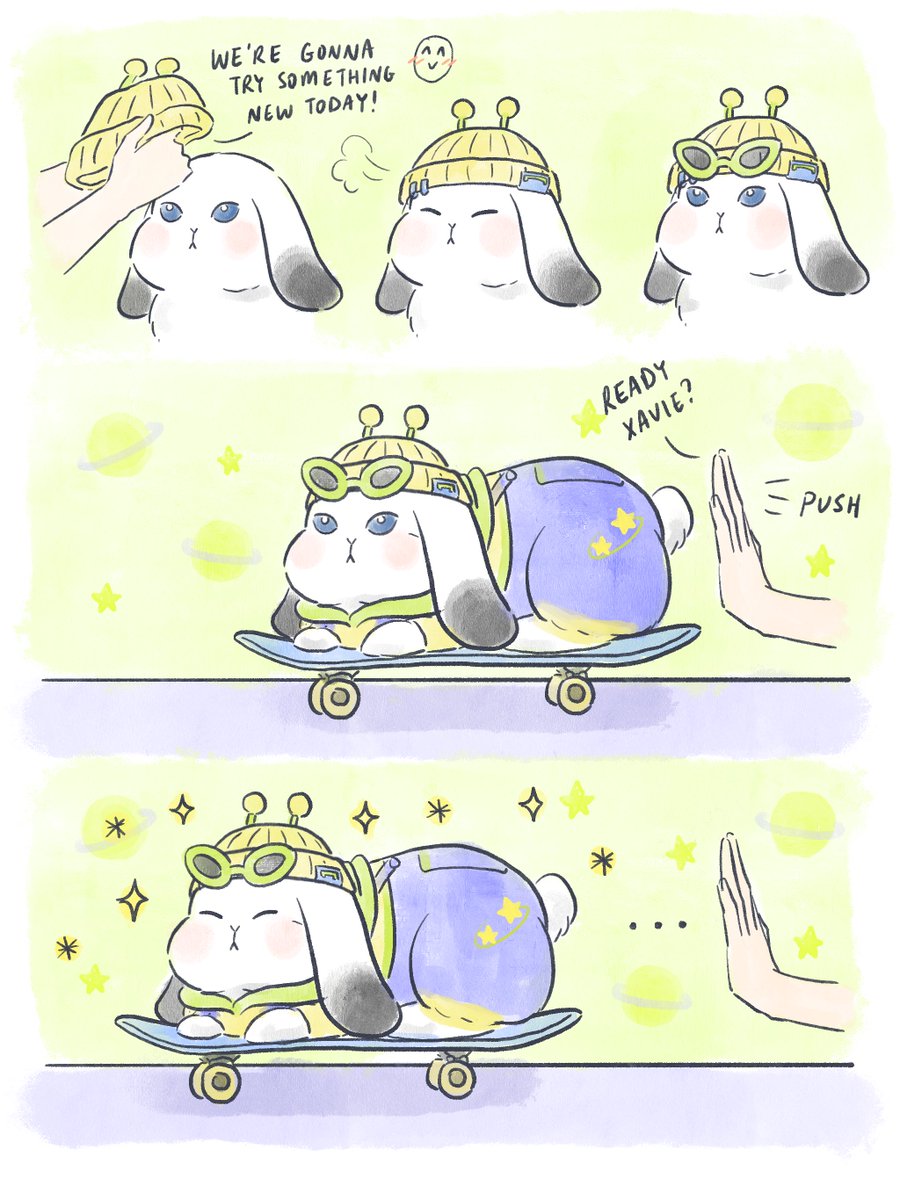 catboy_jie's tweet photo. he needs a little push ☺️💚 https://t.co/8JjFumYmNd