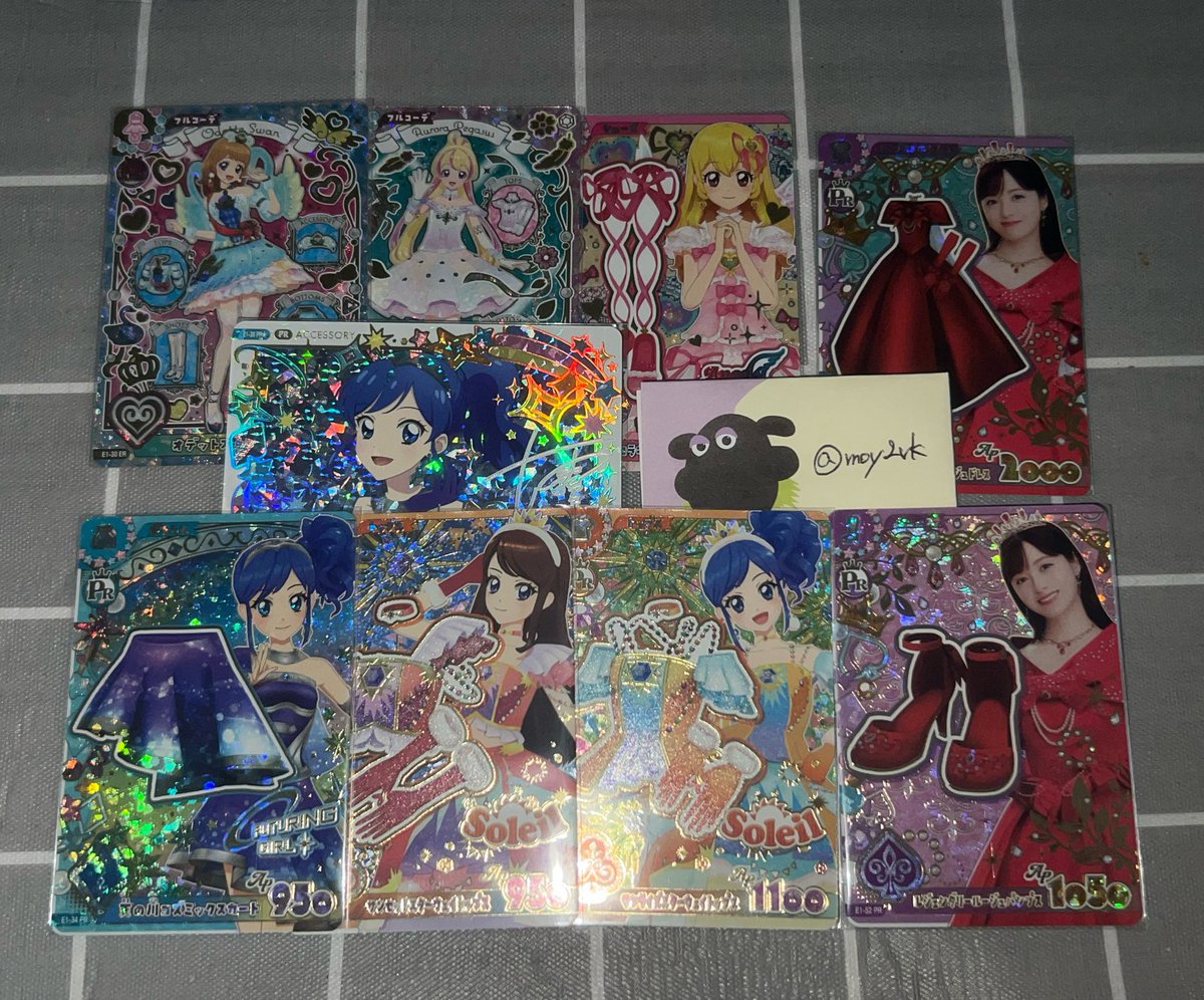 moy2vk's tweet photo. 【交換】アイカツ！アンコール

譲：画像1-3枚目
求：画像4枚目＋いちごちゃんパラレル(アクセ最優先)

♩郵送のみ🏣
♩まとめての方優先
♩検索からでもお気軽にお声がけください🍀 https://t.co/wn0ycBmH6Q
