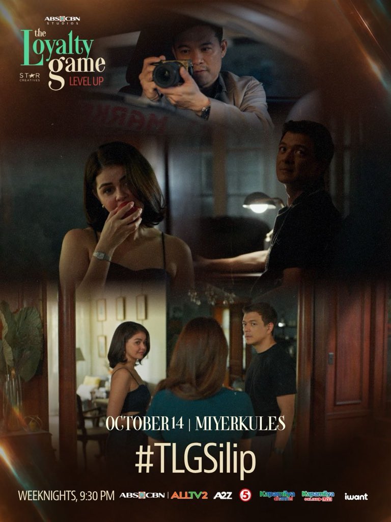 StarCreativesTV's tweet photo. Mag-ingat sa mga nagmamatyag sa paligid! 🐍 #TLGSilip

#TheLoyaltyGameLevelUp, 9:30PM sa ABS-CBN sa ALLTV2, TV5, A2Z, Kapamilya Channel, Kapamilya Online Live at 7 DAYS in advance sa iWant. https://t.co/951YPirAld