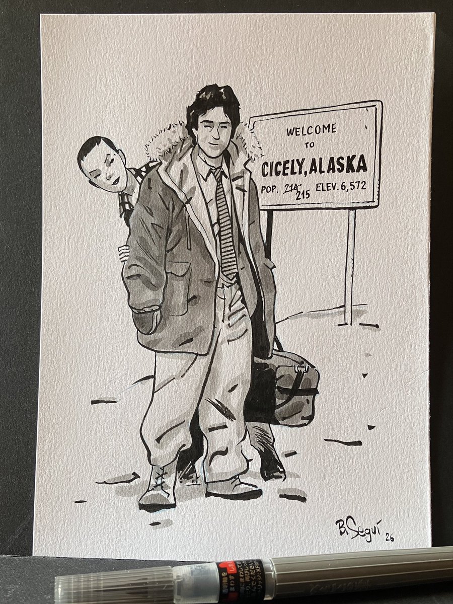bsegui's tweet photo. #13 Doctor en Alaska
Fleischman, y O’Connell, salen ya adjudicados, pero tenéis más disponibles en https://t.co/hlFYTYCgIa
#inktober #seriestv https://t.co/O2kv0SOLXh