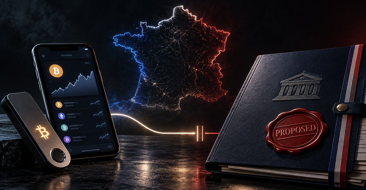 tobiassp10's tweet photo. France now wants you to declare crypto no platform controls 🇫🇷

- Hardware wallet.
- Phone wallet.
- Crypto you control yourself.

If you don’t declare it?
You could be fined up to €10,000.

A proposal in France’s 2027 budget would require people holding €100K+ in self-custodied crypto, to report it to the tax authorities.

The proposal is not law yet, but the idea is still insane.

The government would not publish this information publicly, but a database showing who owns €100K+ in crypto could cause serious issues if it is ever leaked or hacked.

France has already seen people being attacked in their own homes and forced to send crypto to criminals.

If we compare this proposal to Cyprus (where I live)🇨🇾

Cyprus and France already operate under the same EU-wide crypto reporting framework: DAC8

DAC8 means crypto exchanges and platforms report relevant customer and transaction data to tax authorities.

This €100K self-custody proposal has nothing to do with Cyprus.

Its French and takes it one step further.

It would require you to tell the government yourself if the crypto held in your own wallet is worth €100K+

Even when no platform is holding it for you.

Here is what that actually means:

You buy €100K of BTC on Kraken, send it to your Ledger and leave it there for 5 years.

Kraken knows who you are, sees the purchase and the withdrawal.

But, it does not automatically know what your Ledger is worth years later, or what else you hold inside it.

France’s proposal would make you report what no platform sees.

If it was ever a good time to consider relocation.

Its before January 1st 2027.