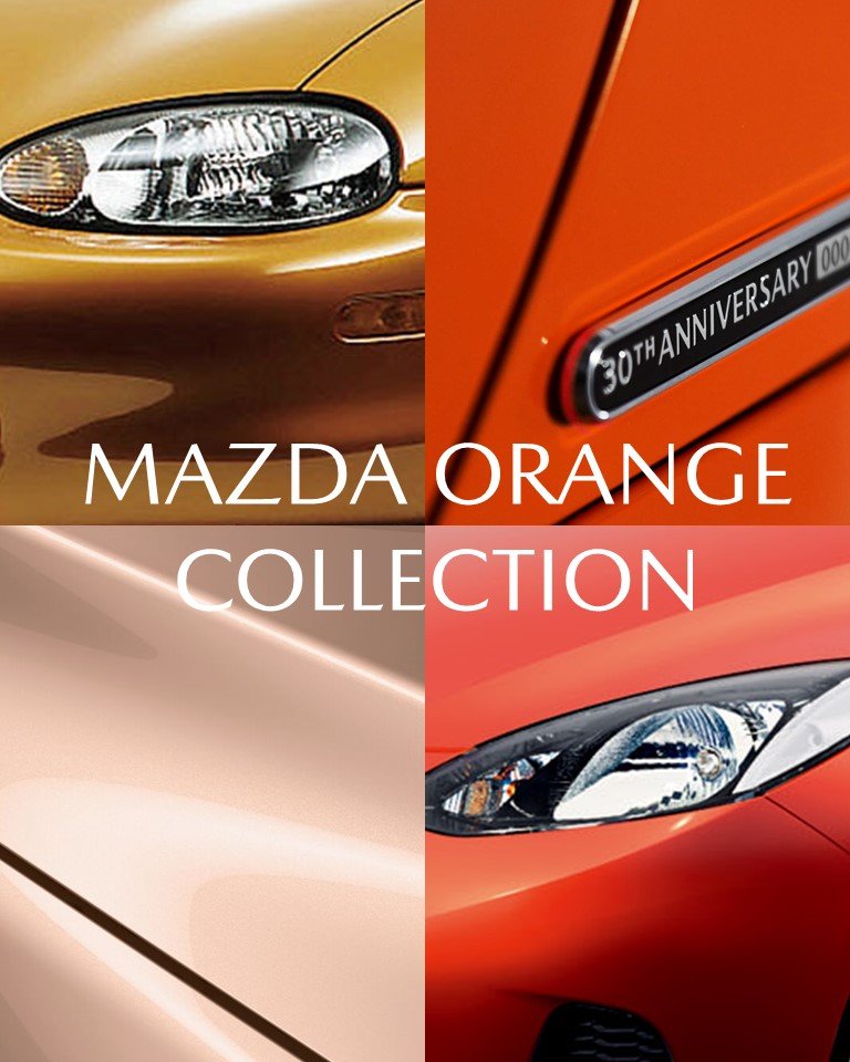 Mazda_PR's tweet photo. 🎃ハッピーハロウィン！マツダのオレンジコレクション🎃

もうすぐハロウィン👻🍭

歴代モデルの中から、オレンジ系カラー※のマツダ車を集めてみました。
明るいオレンジ系カラーは、気持ちが明るくなりますよね！

画像の車種やボディカラーが1つでも分かった方は、ぜひコメントで教えてください。
各車種やボディカラーに纏わるストーリーは明日の投稿で！

全ての色の名前がすぐに分かったあなたは…間違いなくマツダ通！

「懐かしい！」 「乗っていた！」 「乗ってるよ！」などのコメントもお待ちしています✨

※ボディカラー名にオレンジが入っていないカラーも含まれます