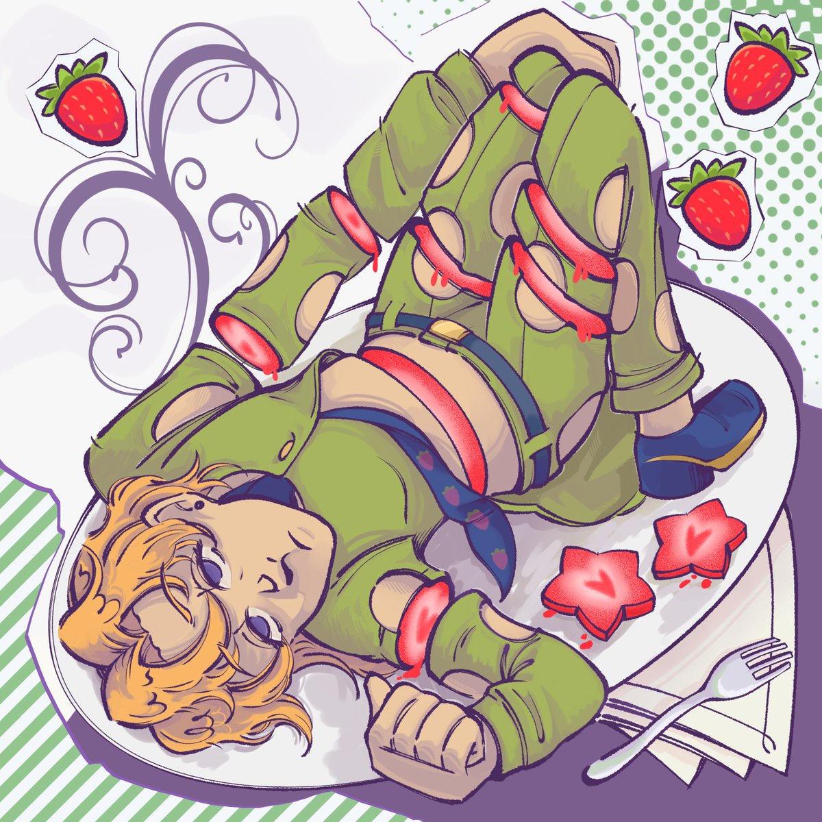 rechemeche's tweet photo. I love fugo I like liek fug o I like him ........
#jjba #jojoPart5 #Fugo https://t.co/NdJqiAETGD