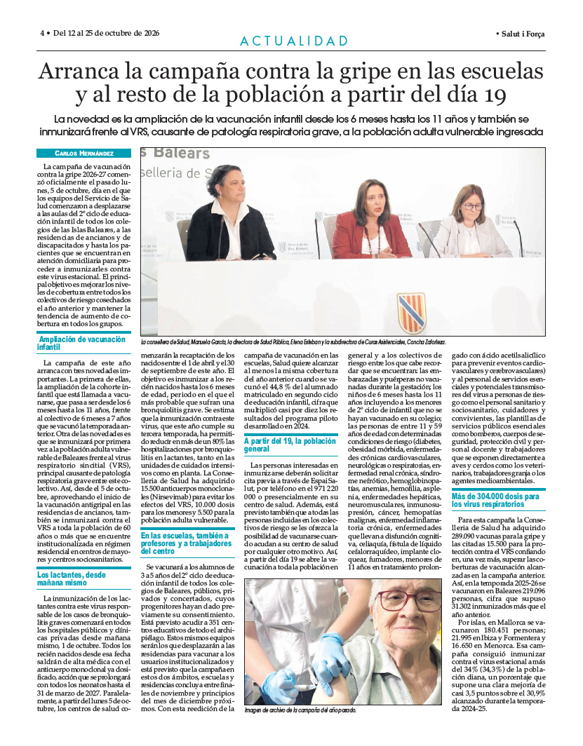 saludediciones's tweet photo. Arranca la campaña contra la gripe en las escuelas y al resto de la población desde el día 19 
https://t.co/uhSDIAPmrB
@SalutGOIB 
@carloshern79 
@manuelaG_Romero 
@goib 
@TrinidadBeda 
@ZafortezaConcha 
@DonJuanMiguel4 https://t.co/tNKQ6Mq7TA
