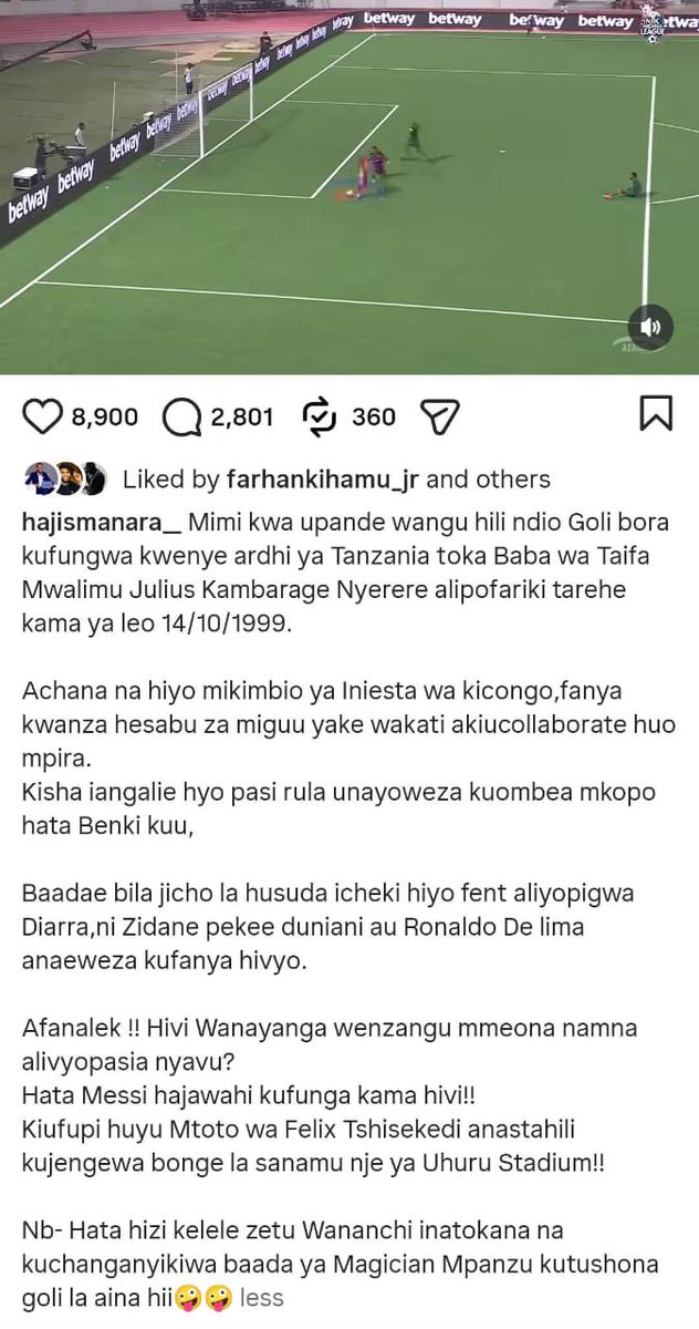 INFLUENCERjr's tweet photo. Kumtetea Manara ni kazi ngumu sana😂😂 https://t.co/5gKvTbzPtO