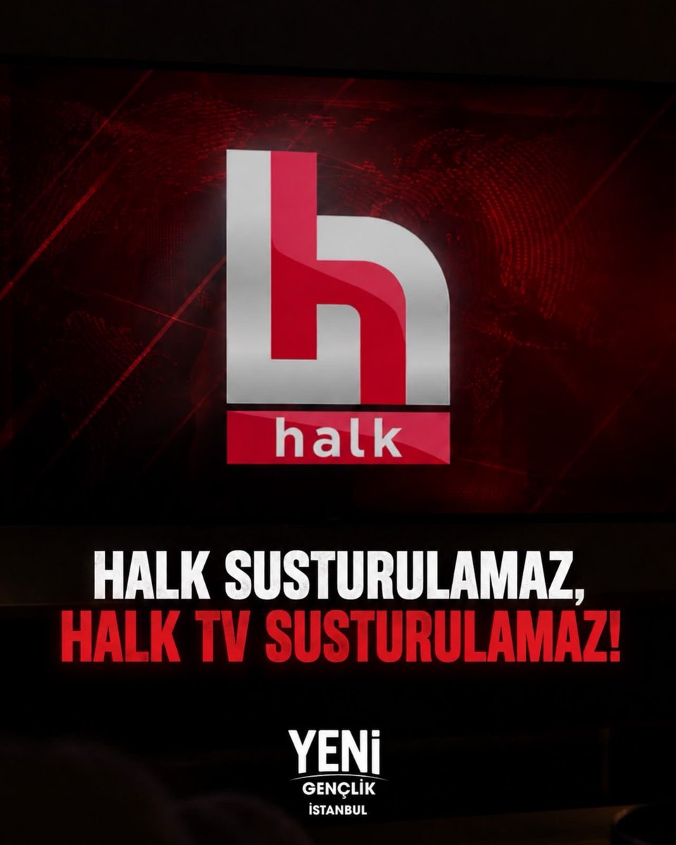 yenigenclikist's tweet photo. Halkın sesini kısmaya çalışanlara karşı susmayacağız, geri adım atmayacağız.

Halk susturulamaz, Halk TV susturulamaz! https://t.co/66eWyq6bjJ