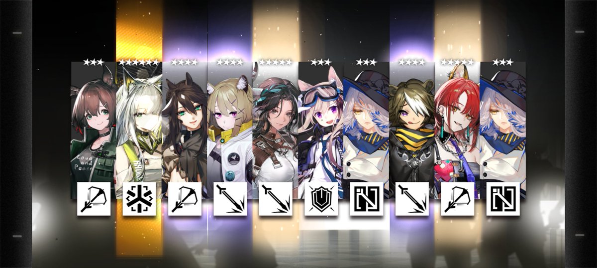 fic3203's tweet photo. アークナイツとりあえず40連の結果ケルシー2枚！！限定は300で完凸行けそうか？ https://t.co/CQxmaPvdOk