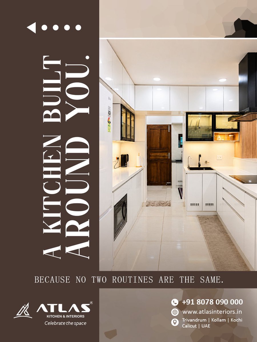 atlaskitchentvm's tweet photo. The best kitchens aren't designed around a template. They're planned around how you cook, store, serve, clean and live every day.

📞 Contact Us: +91 8078 090 000

Trivandrum | Kollam | Kochi | Calicut | UAE https://t.co/s0dtLalFc1