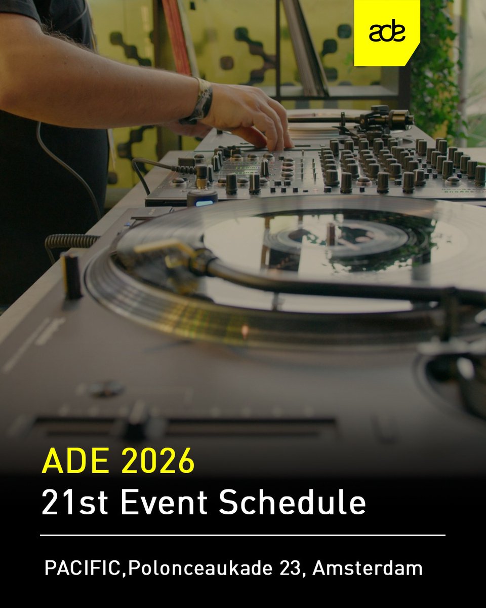technics's tweet photo. Amsterdam, we’re coming.
Technics joins ADE (Amsterdam Dance Event) 2026,
October 21st at PACIFIC

#Technics #RediscoverMusic #ADE2026 #AmsterdamDanceEvent https://t.co/l1RHiQzjyQ