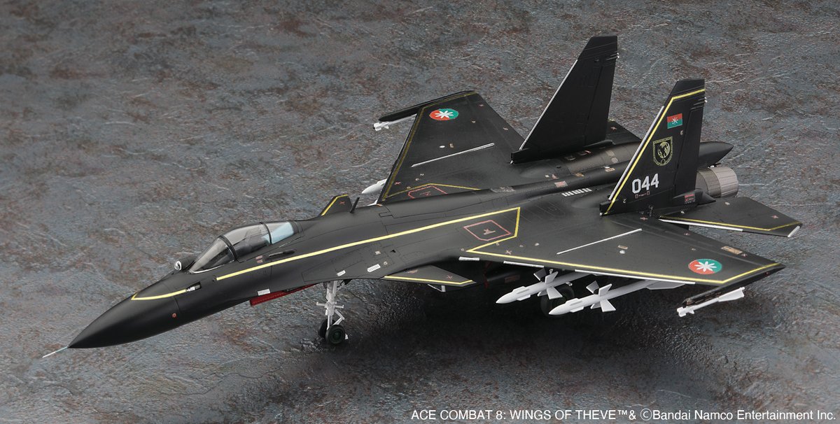hasegawa_sales's tweet photo. 【新製品情報（完成見本公開）】

1:72プラモデル
「ACE COMBAT 8: WINGS OF THEVE」 Su-33 フランカーD “シャドウズ”

2026年12月16日ごろ発売

https://t.co/oDLPoHx2U6

#ハセガワ ＃エースコンバット8 https://t.co/ookpgbrtbE