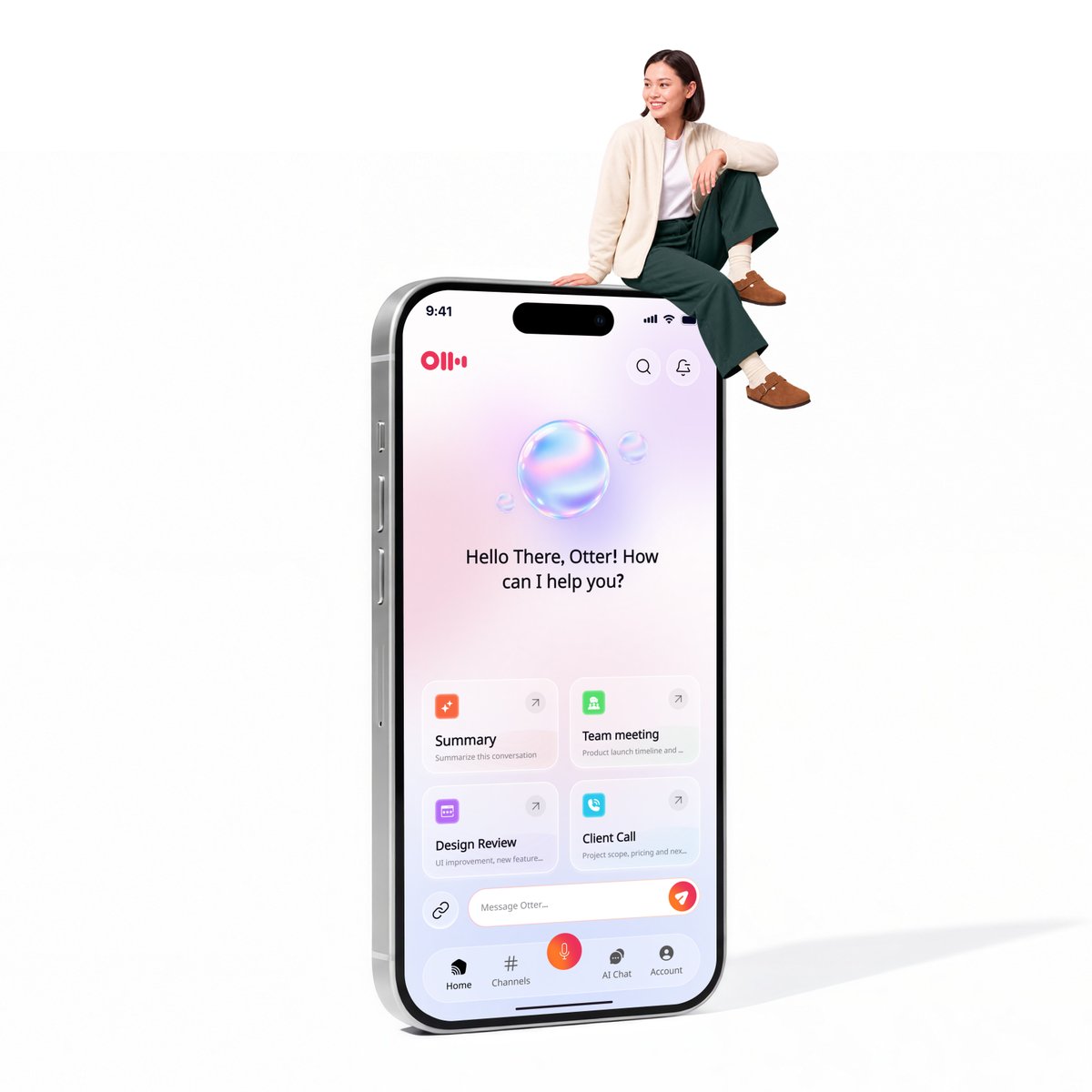 MDSHAKIB7603712's tweet photo. Otter AI Assistant — Modern AI Productivity App UI
Better Views: https://t.co/Ur9PwUQ6eB
#UIDesign #UXDesign #MobileAppDesign #AIDesign #ProductDesign https://t.co/DmtevEsOsT
