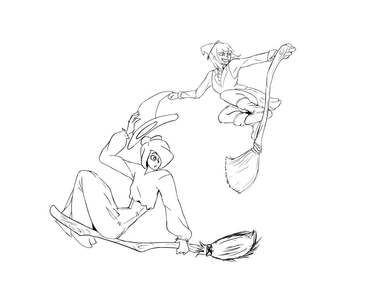 Kolibria1994's tweet photo. WIP 2 for halloween drawing. Finished the Mijmij sketch now
#ongezellig #halloween #maya #mymy https://t.co/5HC9pXxGCg