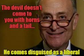 GeorgeBarba's tweet photo. @SenSchumer You are definitely satan as you are so bloodthirsty that you support the butchering of innocent defenseless babies so that demonic entities like YOU and Pelosi can retain perpetual power to be able to grift untold wealth from The American People while spouting empty promises! 👹 https://t.co/nfG22iSgkN