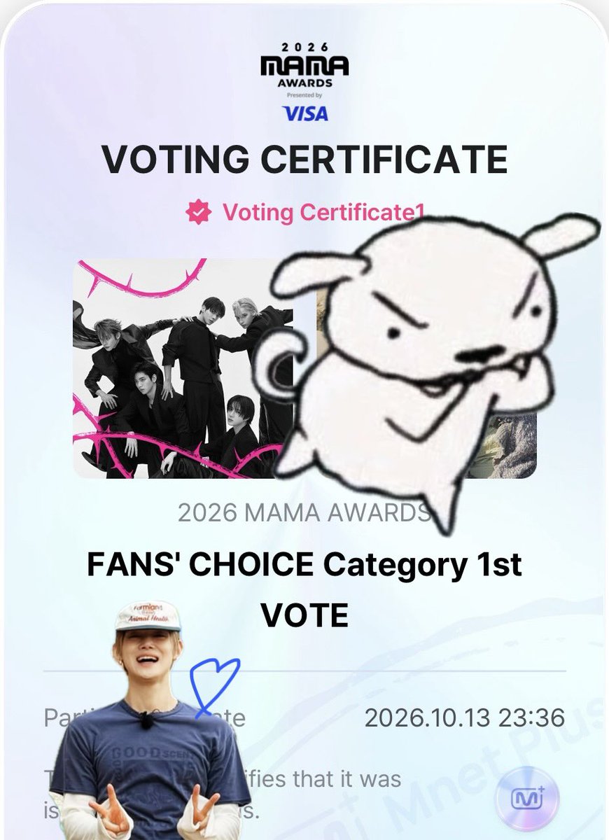 nut_msn1D's tweet photo. #2026MAMAVOTE #TOMORROWXTOGETHER https://t.co/n6LrGo521u
