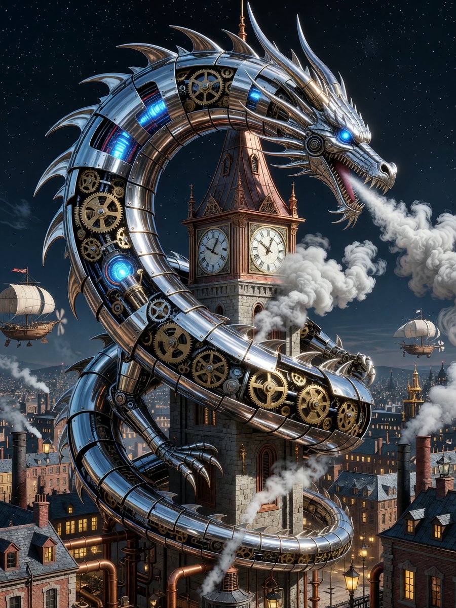 VoidWalker939's tweet photo. 🌑 VISIONS FROM THE VOID 🌑
#VisionsFromTheVoid

⚙️ ROOM 3 · GEARS & CHROME ⚙️

steampunk, cyberpunk, war machines, clockwork hearts

✦ QT or reply · any medium · all welcome ✦

@Chrisutter1982 @Delerat7 @JasonHeatony7 @merlinkau @TGBA2023 @IvanAI_Art @CyberSamurai963 @TheCore1724808