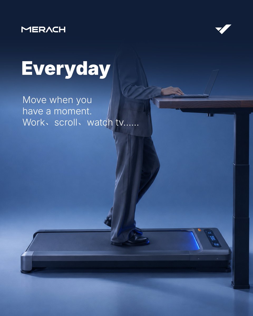 Merachfit's tweet photo. Ever thought walking isn't even a real workout? 🤔 Swipe. The W60 might just change your mind.👉

 One Machine. Built to Last. 💪
 #Merach #UltraWalkW60 #WalkingPad #HomeFitness #IndoorWorkout #InclineWalking #FitnessMotivation #HomeGym #merachW60 https://t.co/LVtGwuKLHL