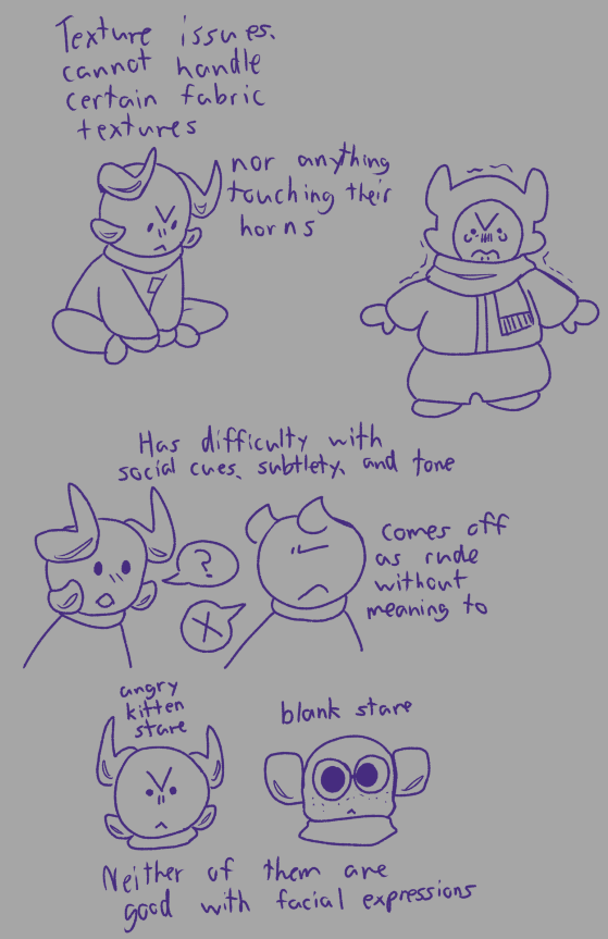 Snowyllama1's tweet photo. messy collection of autism-related headcanons for babyrock quartet. some ive said before but some r new https://t.co/CSldIuK5rL