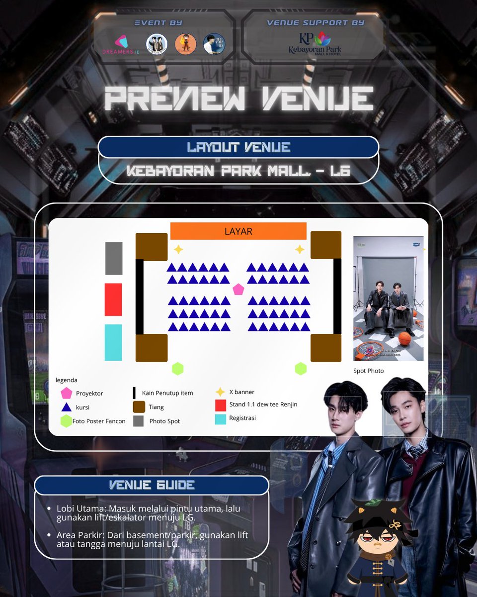 DewTeeID's tweet photo. ✦ ORGANIZED BY
@.Dreamers.id · @dewteeid · @dewjsu_id · @teevtp_id
✦ VENUE SUPPORT
Kebayoran Park Mall
✦ MEDIA PARTNERS
𝕏 @geminiurbae · @fessthaii
IG @.komplek.narak · @Winynny_ina
#DewTeeFancon
#DewTeeGameOn https://t.co/XvbYCZQCSk