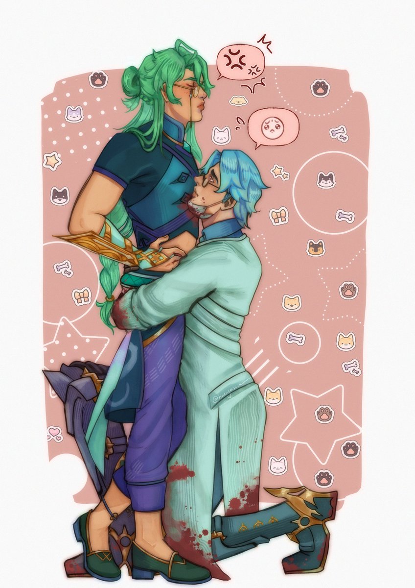 DollCarcass's tweet photo. Looks someone did a medical malpractice and won't admit it ;p

🎨: @kaeyasun 
#dottozhu #dottore #baizhu https://t.co/wtkVUCxJBi