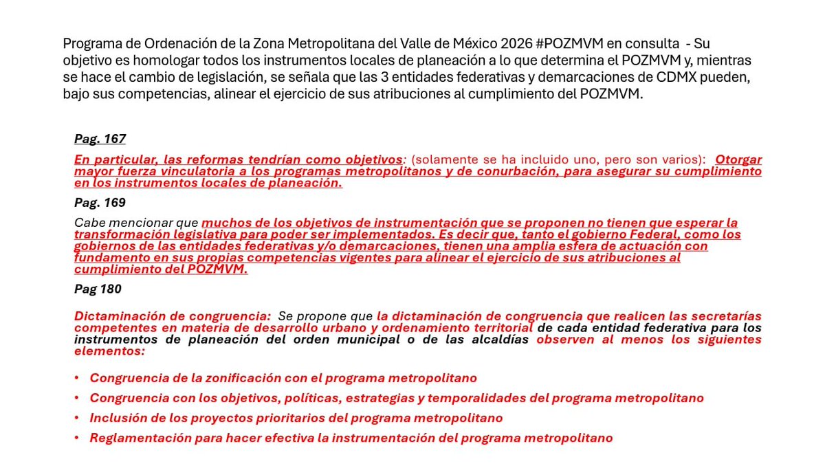 JosefinaMacG's tweet photo. El #POZMVM define ajustar base, cuotas y tarifas del predial, adecuar la legislación fiscal y hacendaria  para ello y acordar una proporción que se irá a un 'fideicomiso metropolitano'.  #OJO con la modificación legislativa que le da el poder al Consejo d Desarrollo Metropolitano https://t.co/nrYHVYylNv