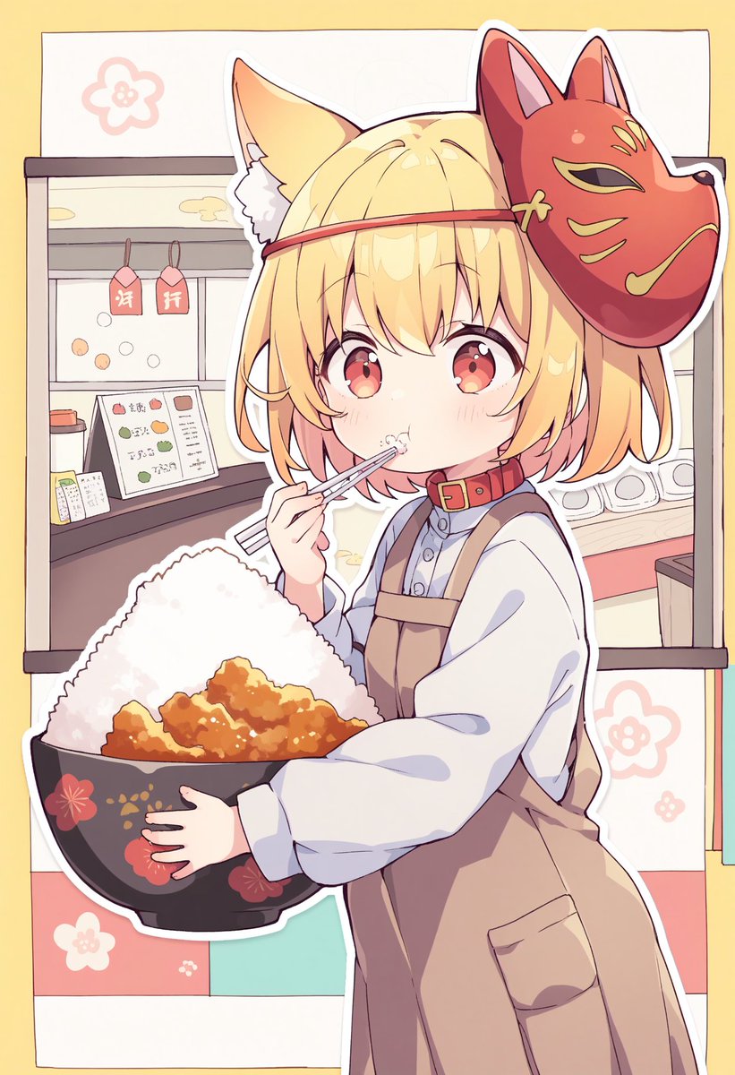 RarukuY's tweet photo. 止まらない食欲(o・ω・o*)
#DaysAI #AIイラスト https://t.co/fLBUmgnSic