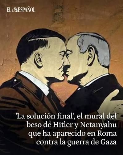 Autordesc64's tweet photo. "WHEN PEOPLE CRITICIZE ZIONISTS, THEY MEAN JUDAISM'S GREATEST FOES. #FÜHRER'S PUPILS AND #KAPOS IN THE #HOLOCAUST." Nathan Yahoo and their cronies are modern Nazis from Zion 🇮🇱 https://t.co/A0BnKeGrUn