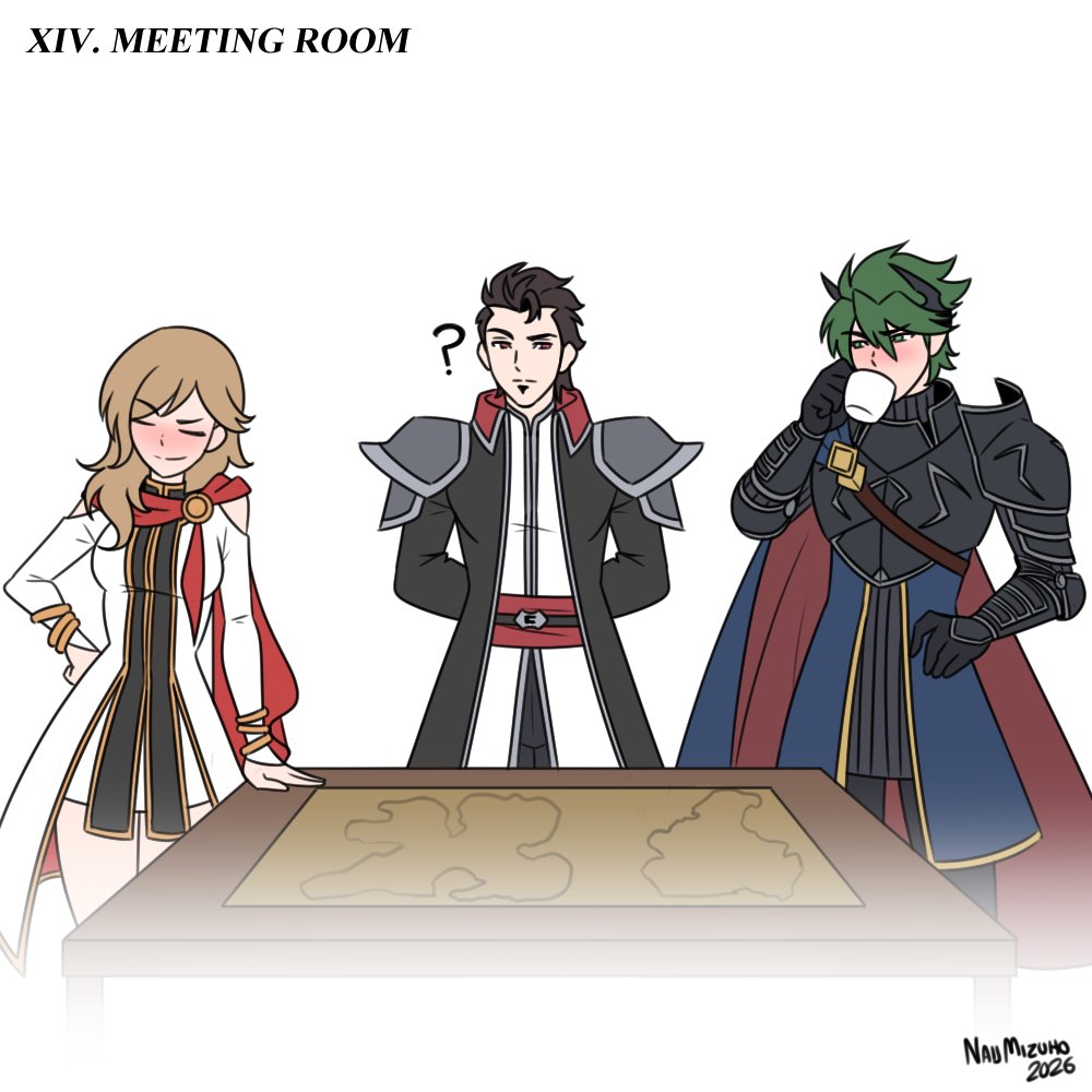 NaijMizuho's tweet photo. UNITY INKTOBER
14) Meeting Room
#FireEmblemUnity https://t.co/tdOI3yhzhw