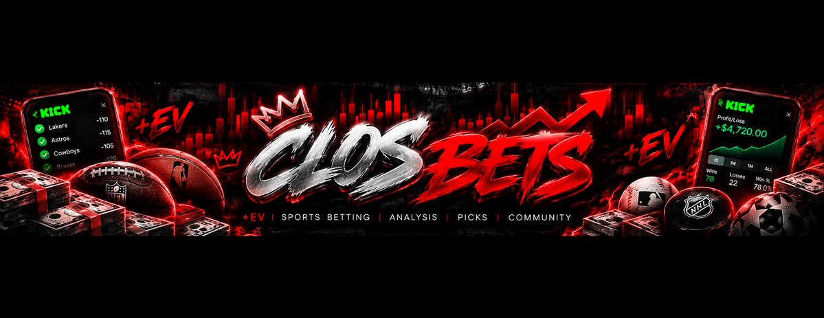 closbets's tweet photo. Live on kick looking for late night value come tune in! 

https://t.co/Nv2xlSF9xq https://t.co/KYcIUdUIxP