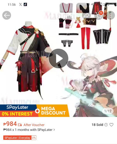 AnthonyM58700's tweet photo. Earning more money so I can order Kaedehara Kazuha Cosplay for Halloween Event in University on October 31st and our Department and earning more money again for my Church Costume in November 1st ✨💫 https://t.co/491MKYDpnb