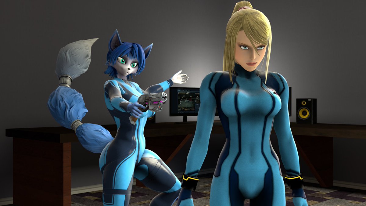 shnick1985's tweet photo. This one is from 2024.

This was the point where her friends started fighting back. 😅

#krystal #starfox #samus #samusaran #zerosuitsamus #metroid #sourcefilmmaker #sfm https://t.co/IxoalJ23PL